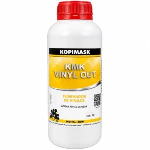 KMK Vinyl Out de KOPIMASK, eliminador de vinilos para rotulación en formato 1 L